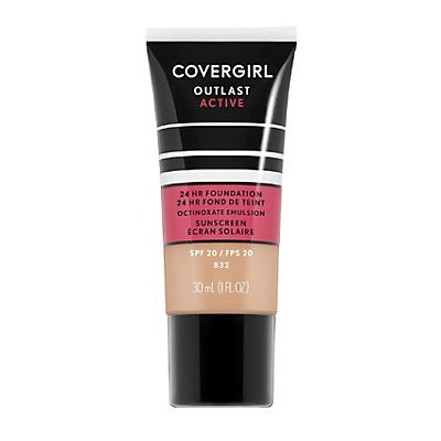 slide 1 of 1, Covergirl Outlast Active Foundation, 832 Nude Beige, 1 oz