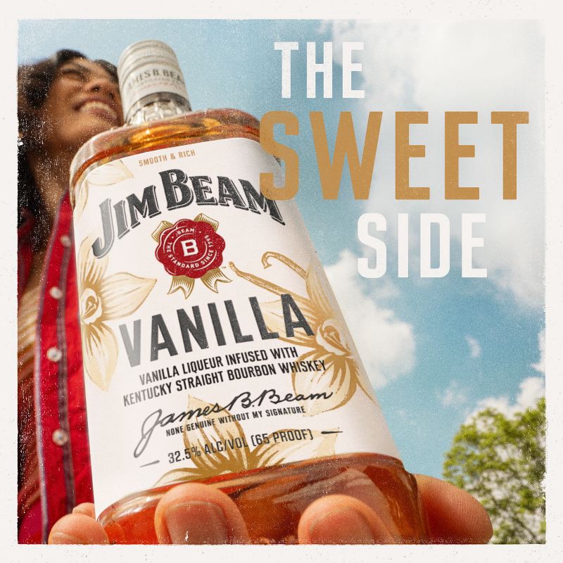 slide 2 of 10, Jim Beam Vanilla Bourbon Whiskey - 750ml Bottle, 750 ml