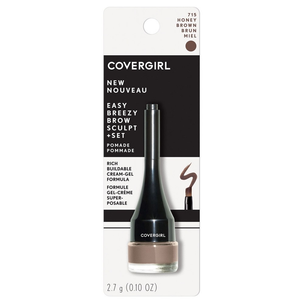 slide 3 of 5, Covergirl Easy Breezy Brow Sculpt Honey Brown 715 Set, 0.44 fl oz