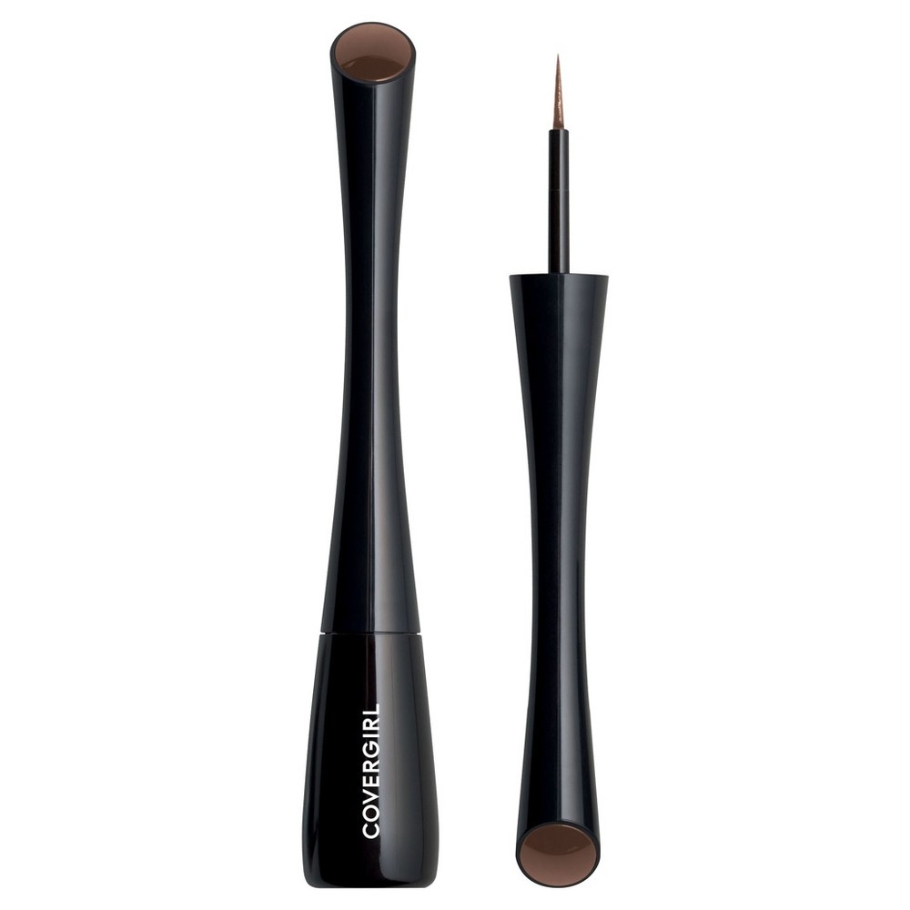 slide 6 of 7, Covergirl 335 Bold Brown Get In Line Liquid Eyeliner, 0.08 oz