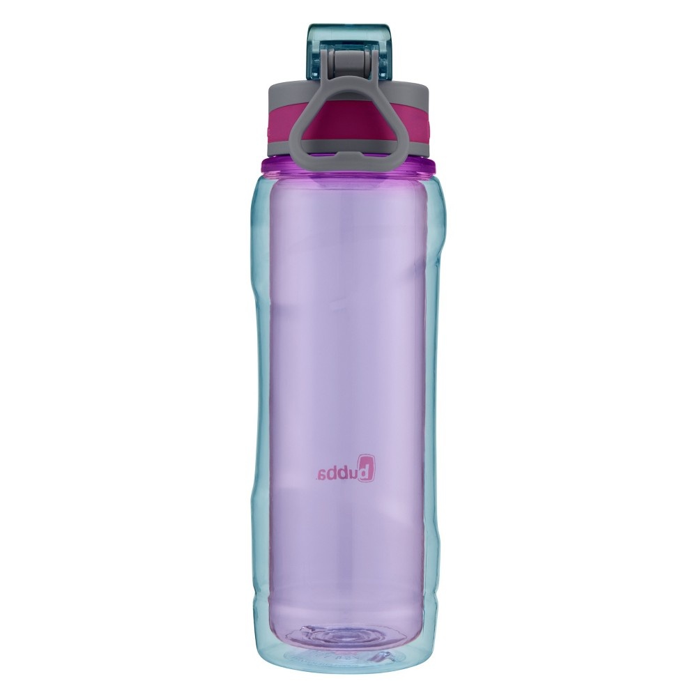 slide 2 of 6, Bubba Flo Duo Refresh Hydration Bottle Pink/Aqua, 24 oz