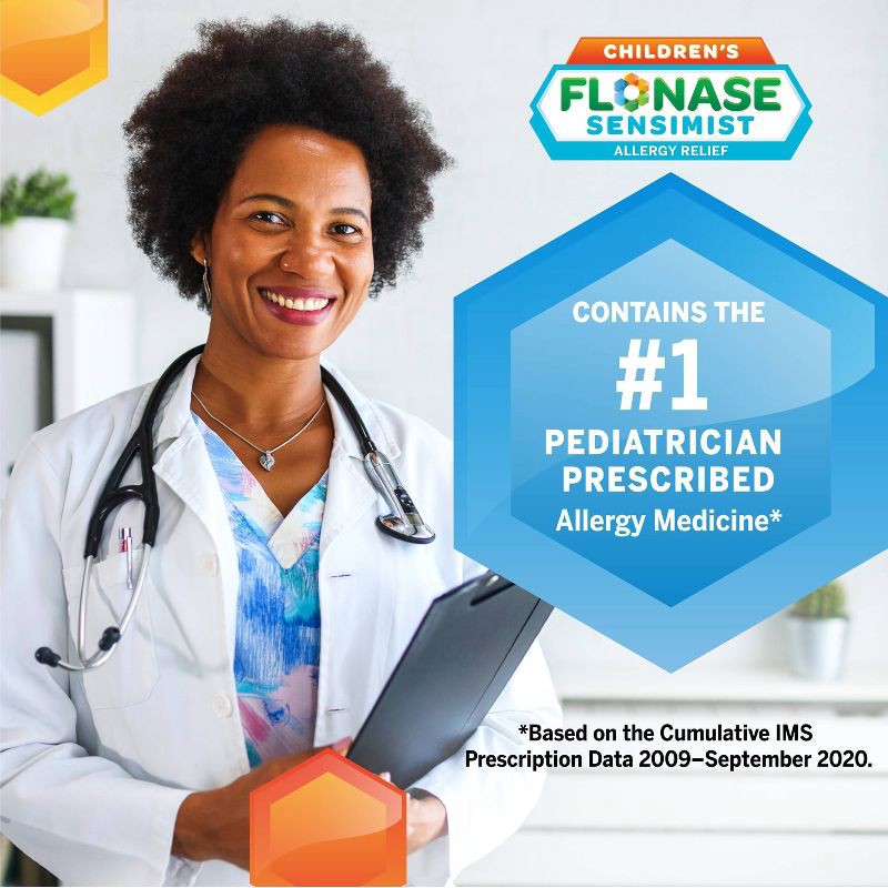 slide 6 of 19, Children's Flonase Sensimist Allergy Relief Nasal Spray - Fluticasone Furoate - 0.2 fl oz, 0.2 fl oz