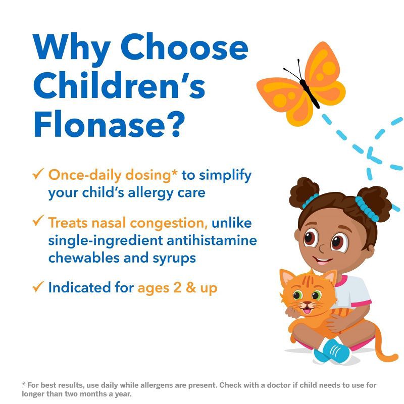 slide 8 of 19, Children's Flonase Sensimist Allergy Relief Nasal Spray - Fluticasone Furoate - 0.2 fl oz, 0.2 fl oz