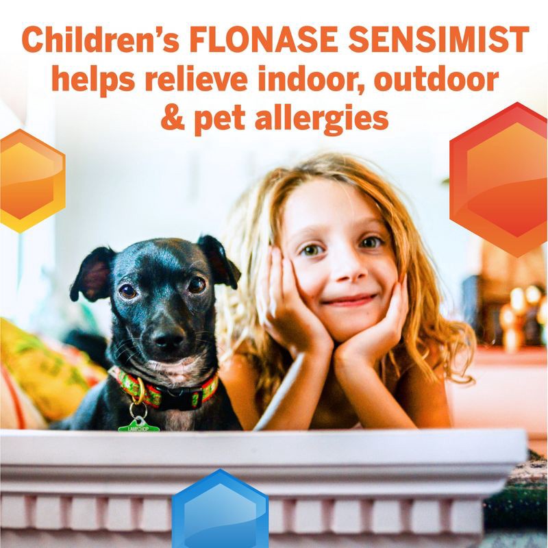 slide 9 of 10, Children's Flonase Sensimist Allergy Relief Nasal Spray - Fluticasone Furoate - 0.2 fl oz, 0.2 fl oz