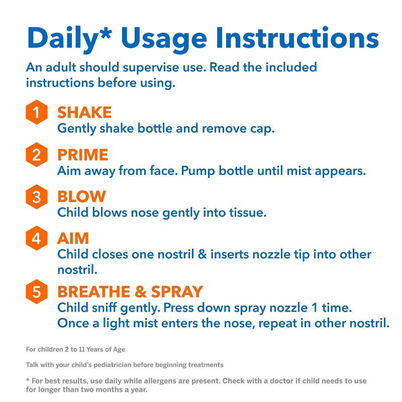 slide 9 of 19, Children's Flonase Sensimist Allergy Relief Nasal Spray - Fluticasone Furoate - 0.2 fl oz, 0.2 fl oz