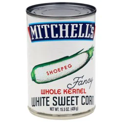 Mitchell's Shoepeg Whole Kernel Fancy White Sweet Corn 15.5 oz