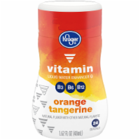 slide 1 of 1, Kroger Orange Tangerine Vitamin Liquid Water Enhancer, 1.62 fl oz