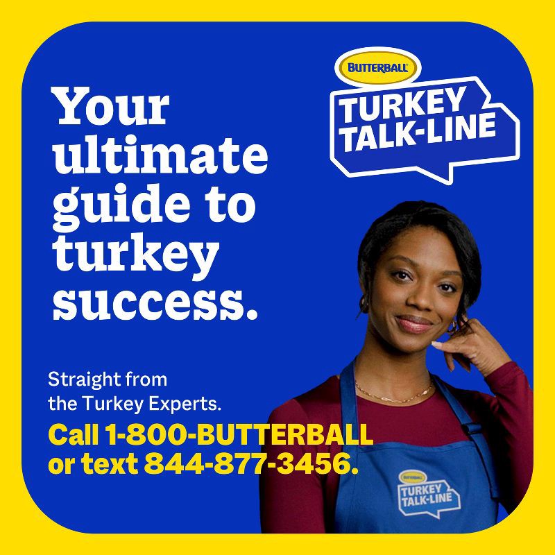 slide 8 of 11, Butterball Premium All Natural Young Turkey - Frozen - 10-16lbs - price per lb - Serves 7-11, per lb