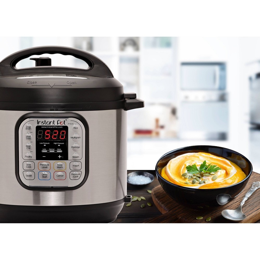 slide 6 of 8, Instant Pot Duo 80 Pressure Cooker, 8 qt