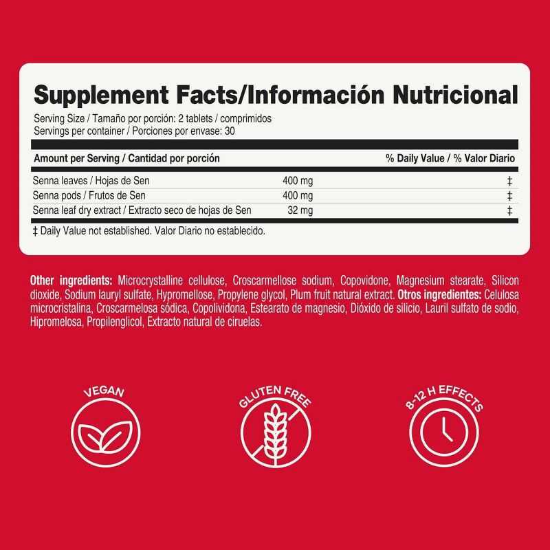 slide 6 of 8, Prunelax Ciruelax Laxatives Tabs - 60ct, 60 ct