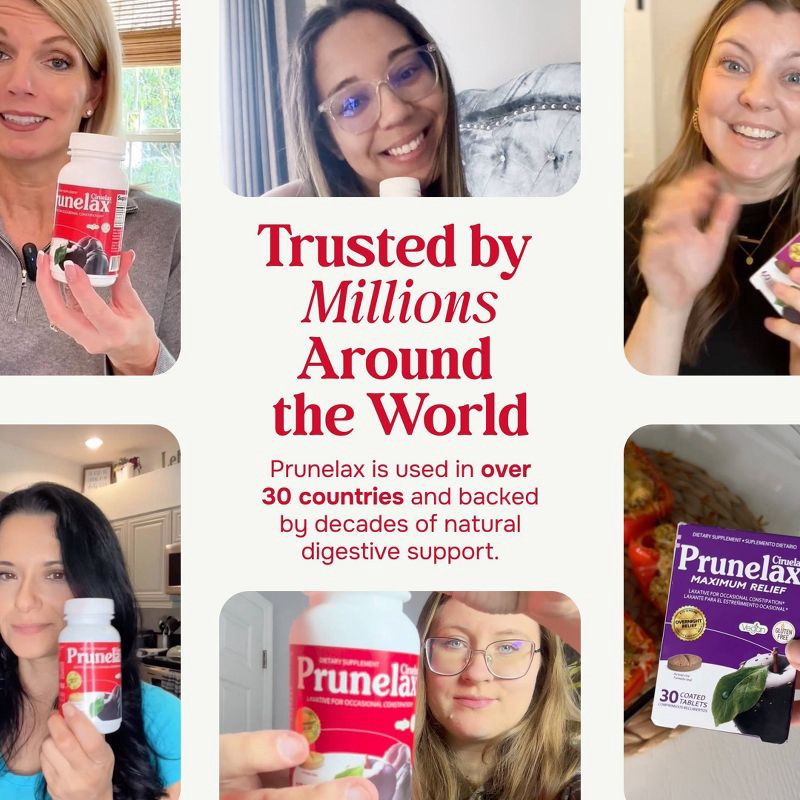 slide 8 of 8, Prunelax Ciruelax Laxatives Tabs - 60ct, 60 ct