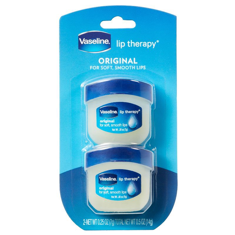 slide 1 of 3, Vaseline Lip Therapy Fragrance free Original Twin Pack - 2ct/0.5oz, 2 ct; 0.5 oz