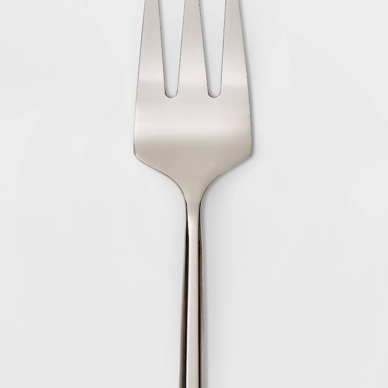 slide 3 of 3, 45pc Izon Flatware Set Silver - Threshold™: Modern Stainless Steel Silverware, Service for 8, Dishwasher-Safe, 45 ct