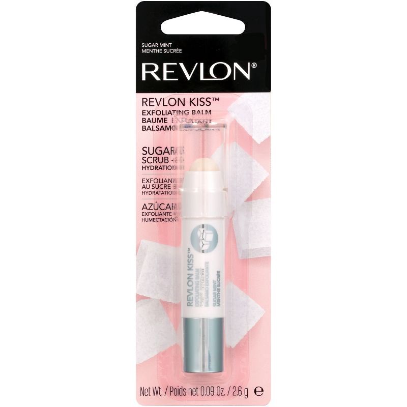 slide 1 of 3, Revlon Kiss Exfoliating Lip Balm Sugar Scrub - 0.09oz, 0.09 oz