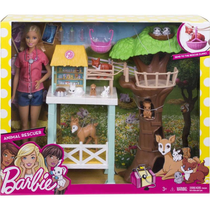 slide 6 of 12, Barbie Careers Animal Rescue Doll and Playset, 1 ct