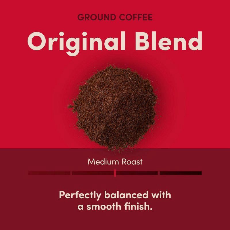 slide 2 of 6, Tim Hortons Original Blend Medium Roast Ground Coffee - 24oz, 24 oz