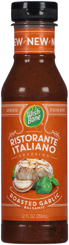 slide 1 of 1, Wish-Bone Wish Bone Dressing, Ristorante Italiano Roasted Garlic Balsamic, 12 fl oz