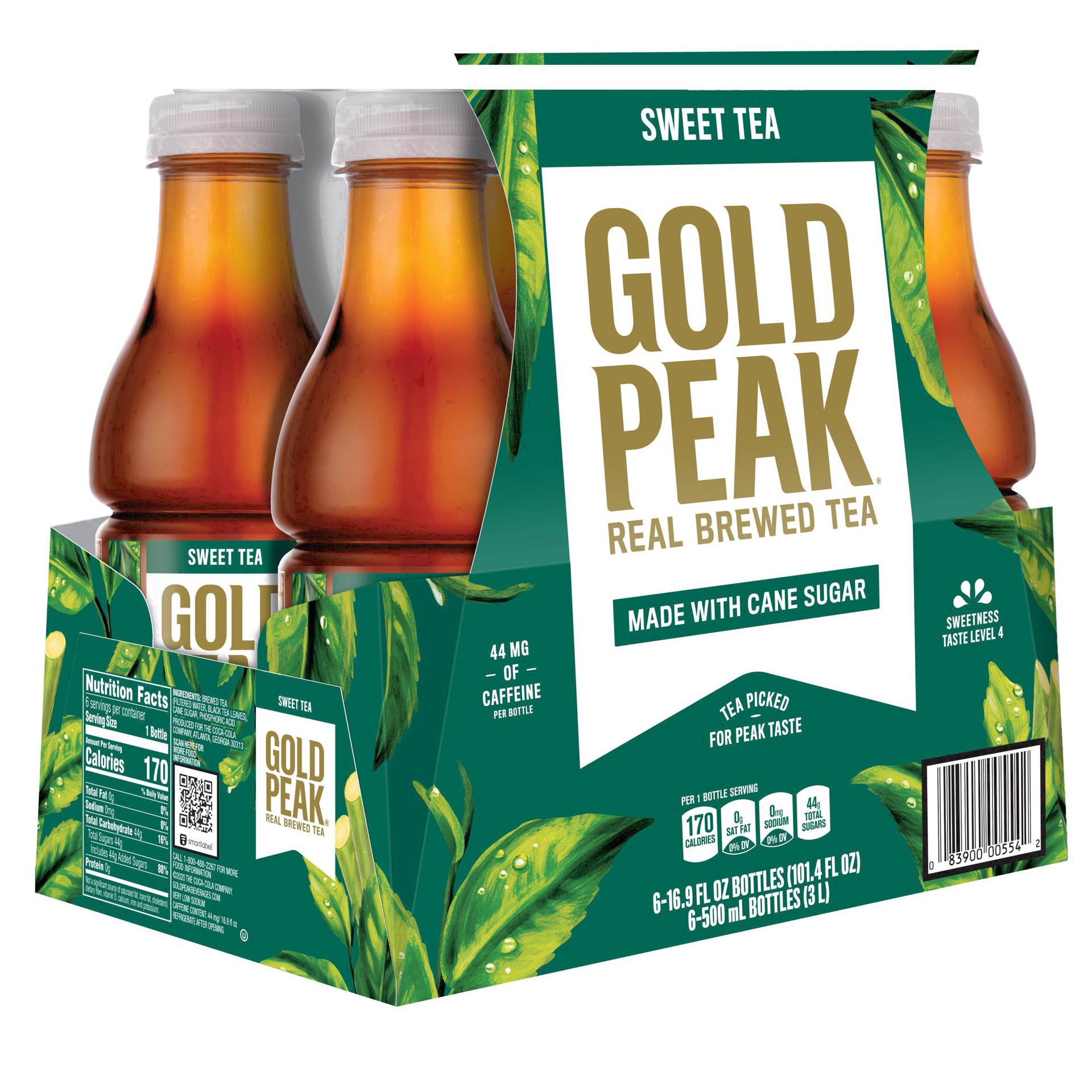 slide 10 of 131, Gold Peak Sweet Tea Bottles - 6pk/16.9 fl oz, 6 ct; 16.9 fl oz
