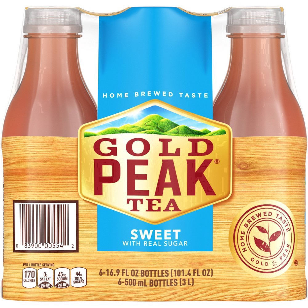 slide 67 of 131, Gold Peak Sweet Tea Bottles - 6pk/16.9 fl oz, 6 ct; 16.9 fl oz