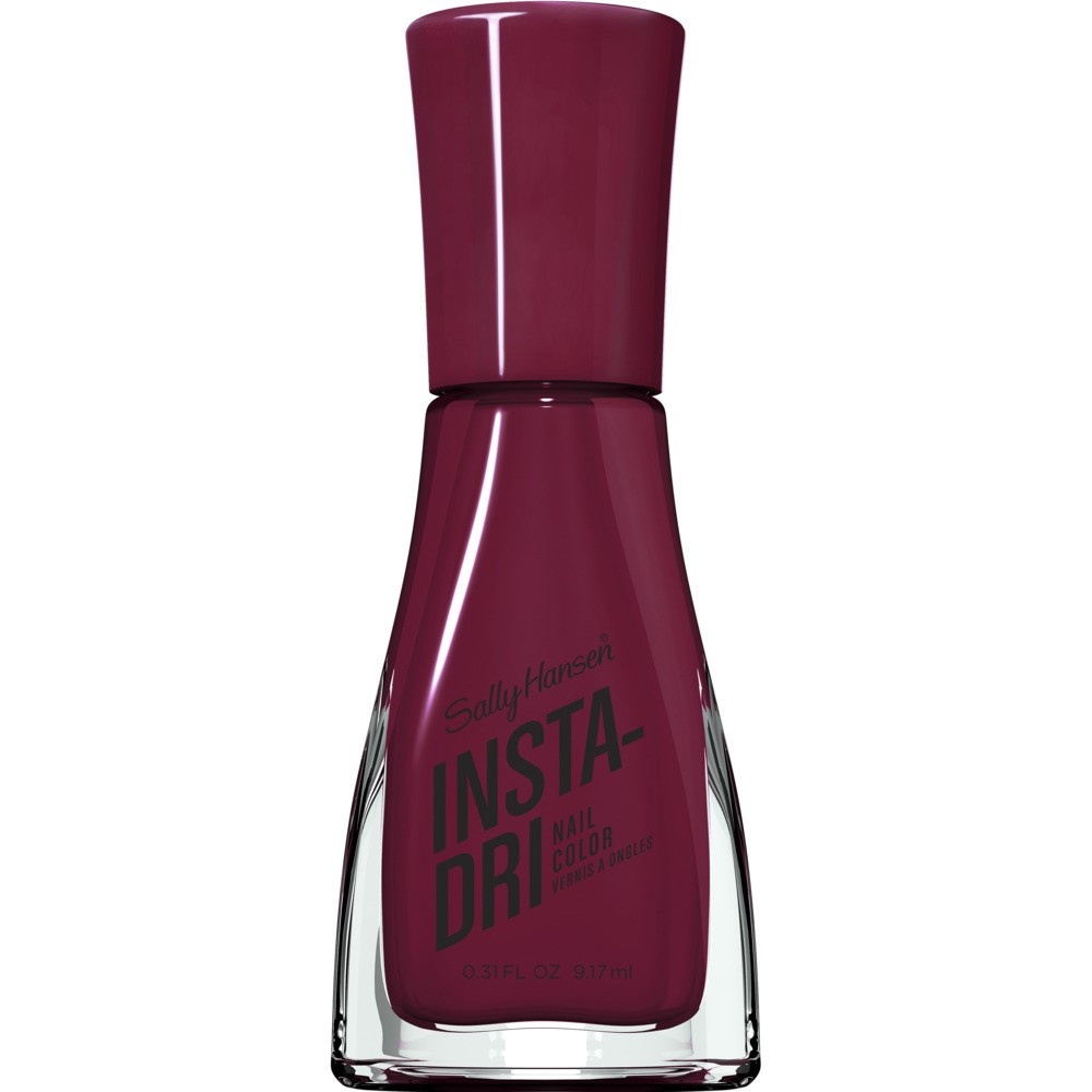 slide 1 of 6, Sally Hansen Insta-Dri Nail Color - 423 Just In Wine - 0.31 fl oz, 0.31 fl oz