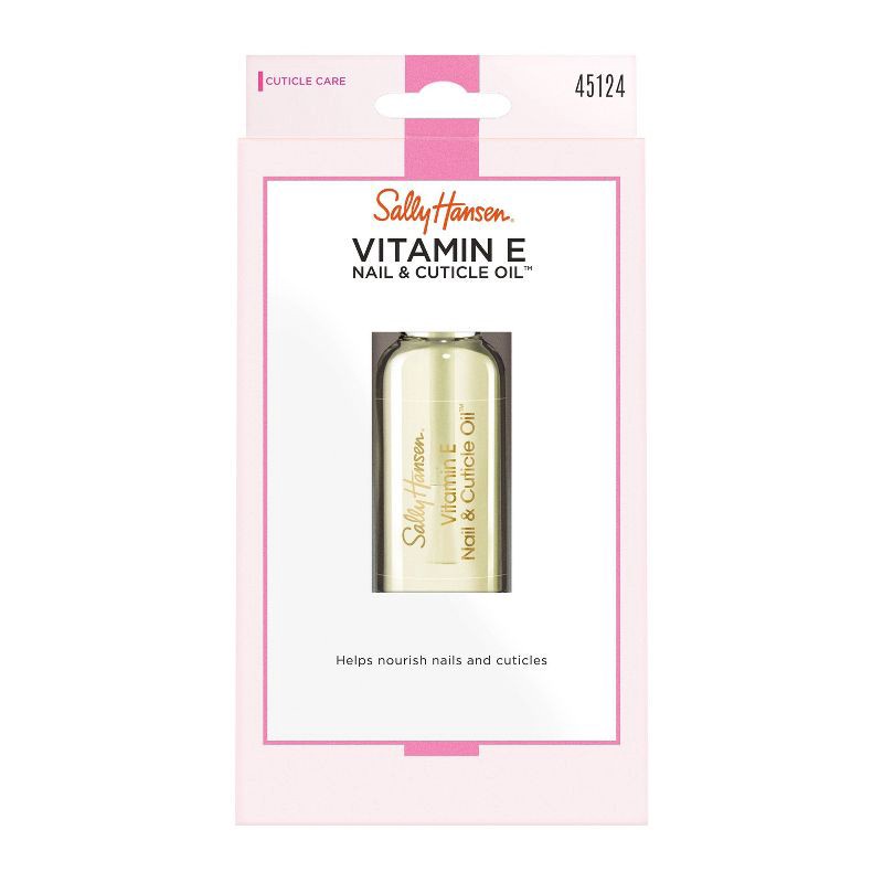 slide 2 of 6, Sally Hansen Nail Treatment 45124 Vitamin E Nail & Cuticle Oil - 0.45 fl oz, 0.45 fl oz