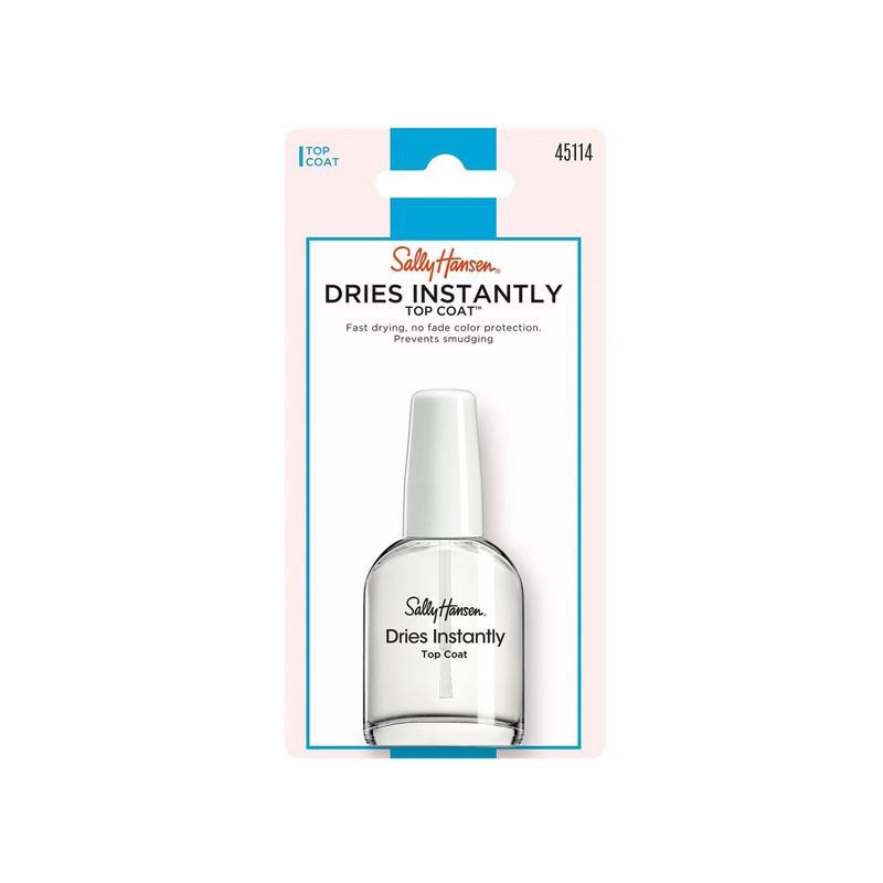 slide 2 of 4, Sally Hansen Nail Treatment 45114 Dries Instantly - Top Coat - 0.45 fl oz, 0.45 fl oz