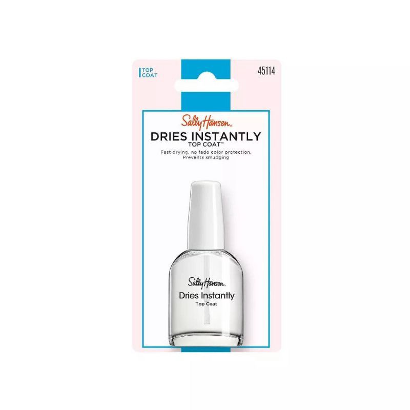 slide 2 of 5, Sally Hansen Nail Treatment 45114 Dries Instantly - Top Coat - 0.45 fl oz, 0.45 fl oz