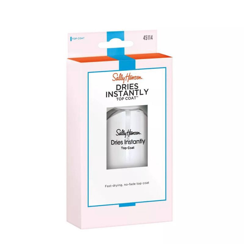 slide 4 of 5, Sally Hansen Nail Treatment 45114 Dries Instantly - Top Coat - 0.45 fl oz, 0.45 fl oz
