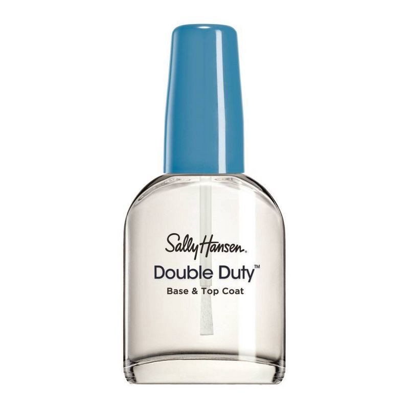 slide 1 of 5, Sally Hansen Nail Treatment 45109 Double Duty Base & Top Coat - 0.45 fl oz, 0.45 fl oz