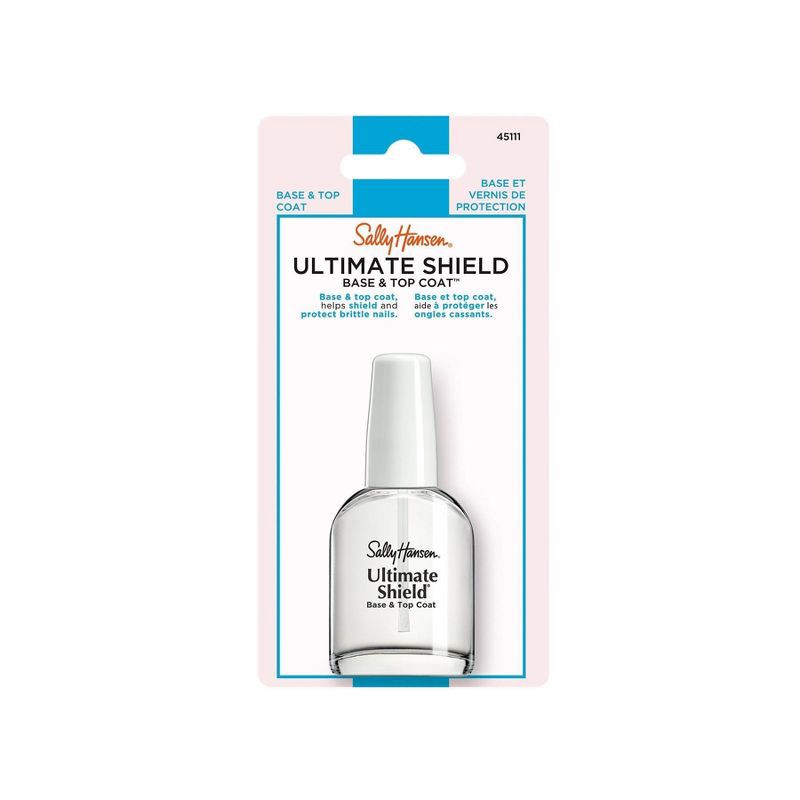slide 2 of 5, Sally Hansen Nail Treatment 45111 Ultimate Shield Base & Top Coat - 0.45 fl oz, 0.45 fl oz