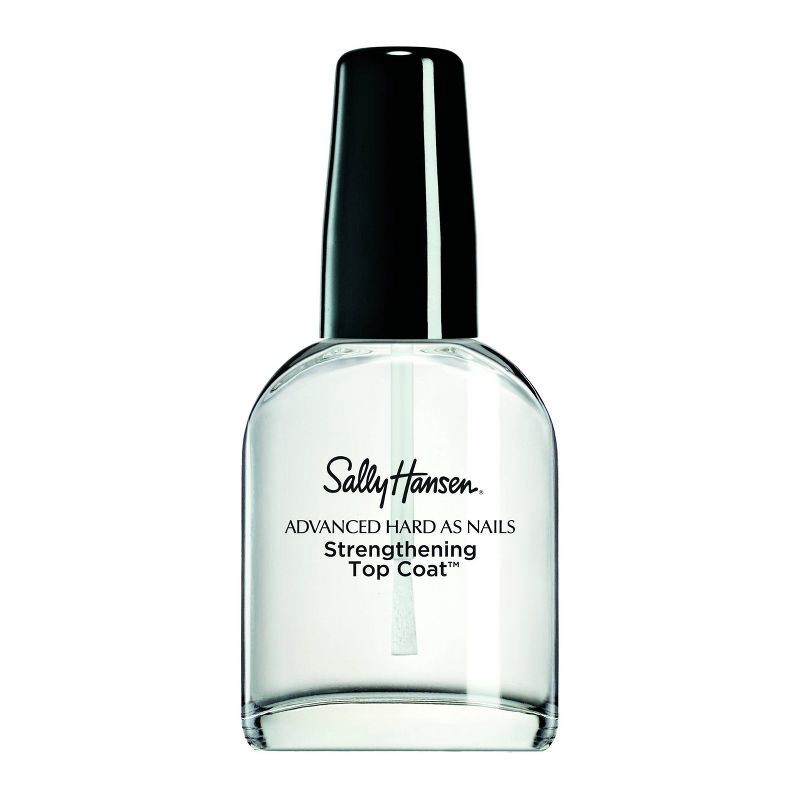 slide 1 of 3, Sally Hansen Nail Treatment 45121 Advanced Hard as Nails Strengthening Top Coat - 0.45 fl oz, 0.45 fl oz