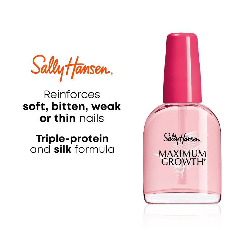 slide 5 of 5, Sally Hansen Nail Treatment 45107 Maximum Growth - 0.45 fl oz, 0.45 fl oz
