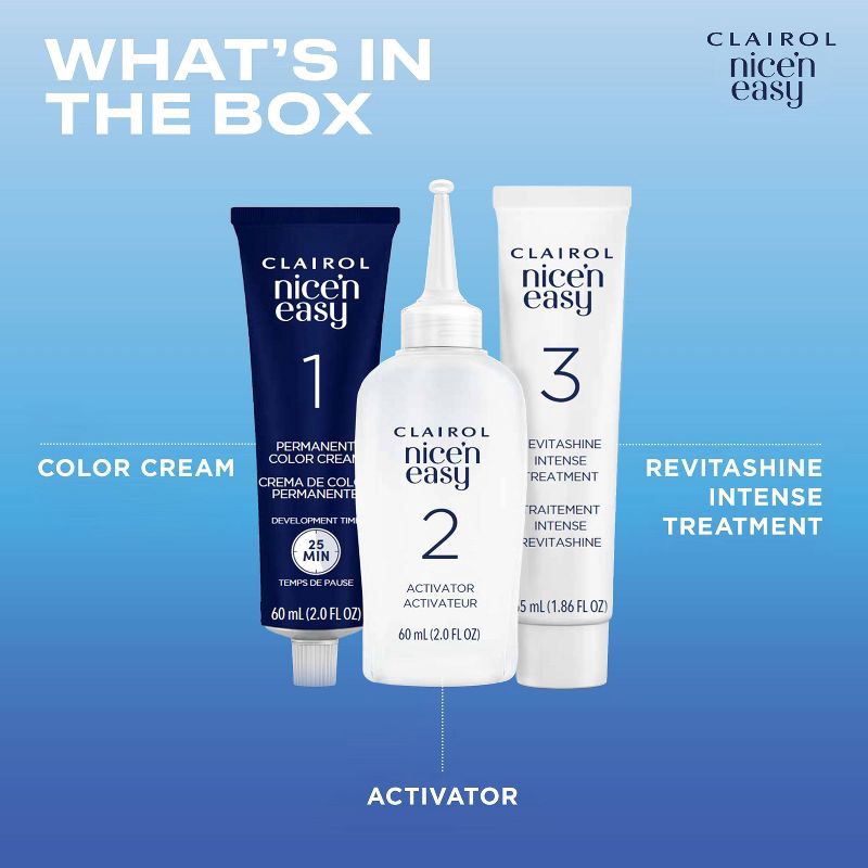 slide 4 of 11, Clairol Nice'n Easy Permanent Hair Color Dye Kit - 5 Medium Brown, 1 ct