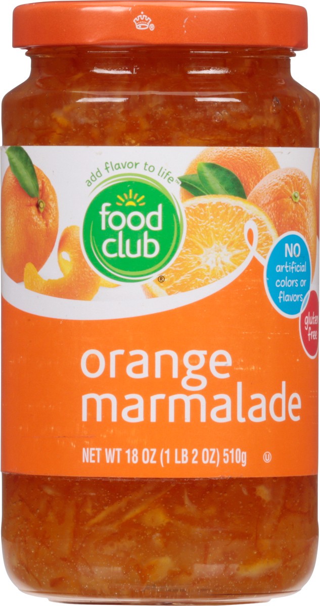 slide 5 of 11, Food Club Marmalade - Orange, 18 oz