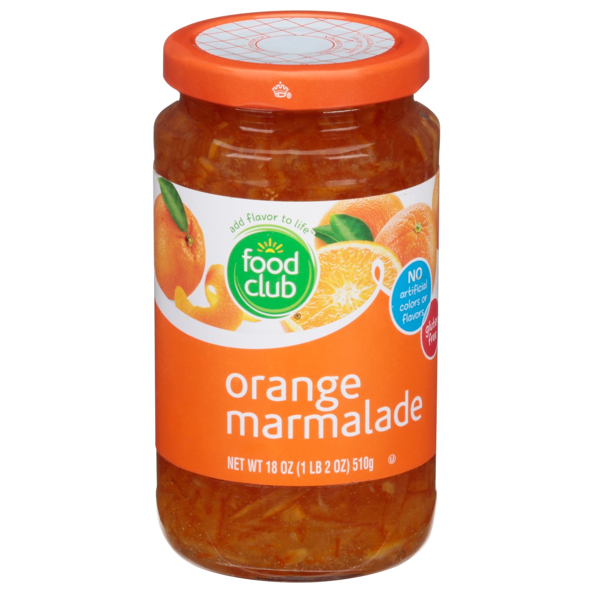 slide 7 of 11, Food Club Marmalade - Orange, 18 oz