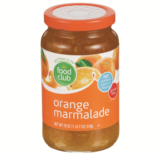 slide 1 of 1, Food Club Marmalade - Orange, 18 oz
