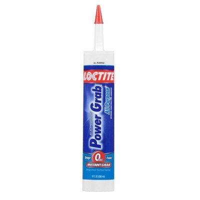 slide 1 of 5, Loctite Clear Power Grab Express All Purpose Construction Adhesive, 9 oz