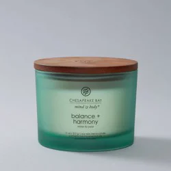 11oz Lidded Glass Jar 3-Wick Candle Water Lily Pear - Chesapeake Bay Candle: Essential Oils, Soy Wax Blend, Spa Ambiance