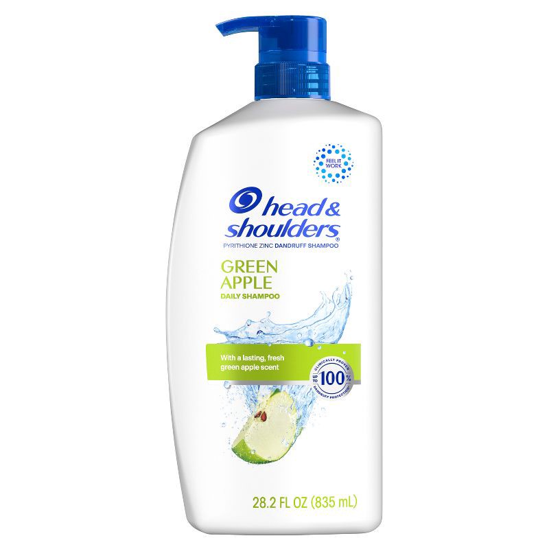 slide 2 of 8, Head & Shoulders Dandruff Shampoo, Anti-Dandruff Treatment, Green Apple for Daily Use, Paraben-Free - 28.2 fl oz, 28.2 fl oz