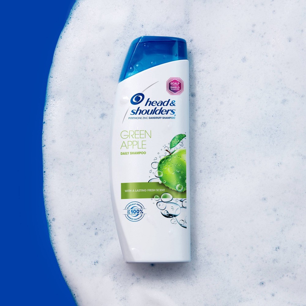 slide 4 of 6, Head & Shoulders Green Apple Daily-Use Anti-Dandruff Paraben Free Shampoo - 32.1oz, 32.1 oz