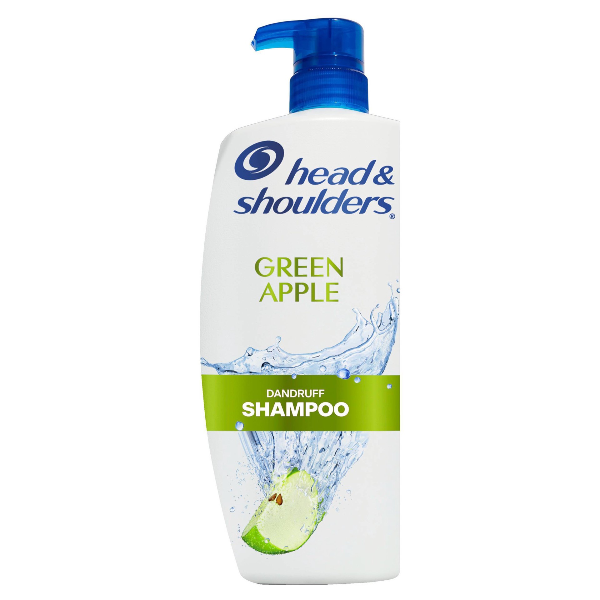 slide 1 of 6, Head & Shoulders Green Apple Daily-Use Anti-Dandruff Paraben Free Shampoo - 32.1oz, 32.1 oz
