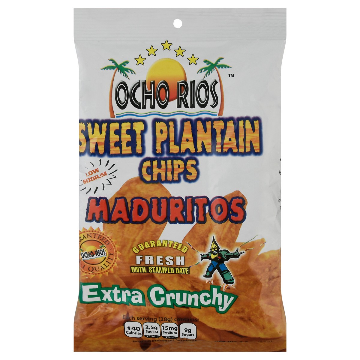 slide 1 of 12, Ocho Rios Sweet Plantain Chips, 3 oz