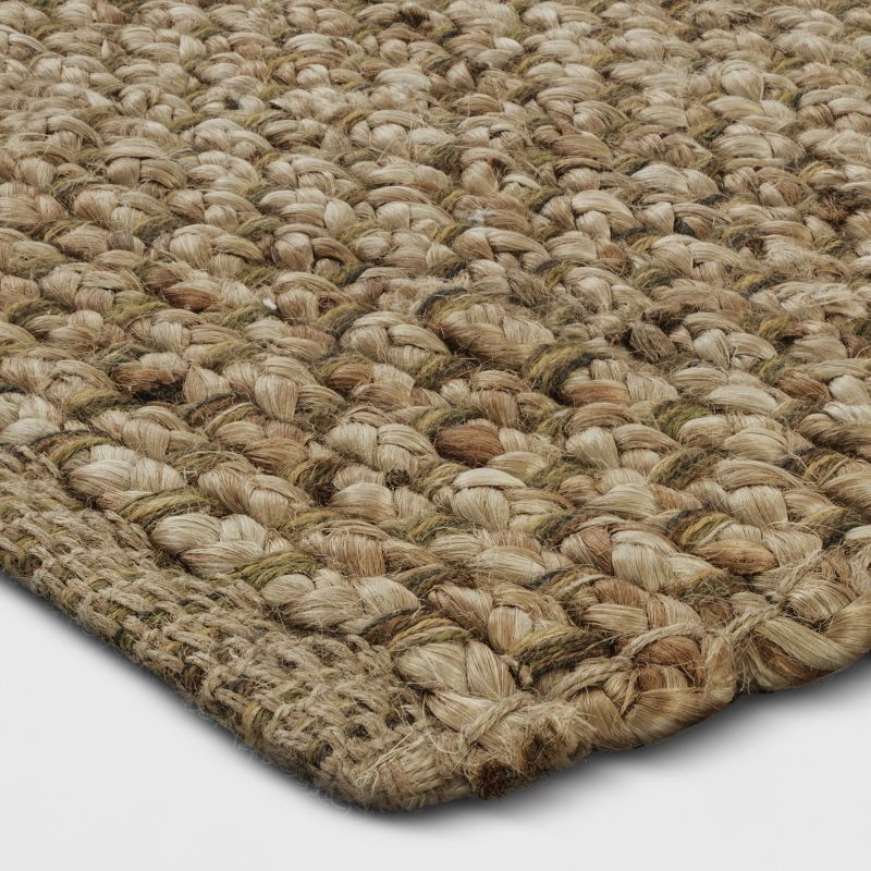 slide 2 of 3, 2'4"x7' Annandale Solid Runner Rug Natural - Threshold™, 1 ct