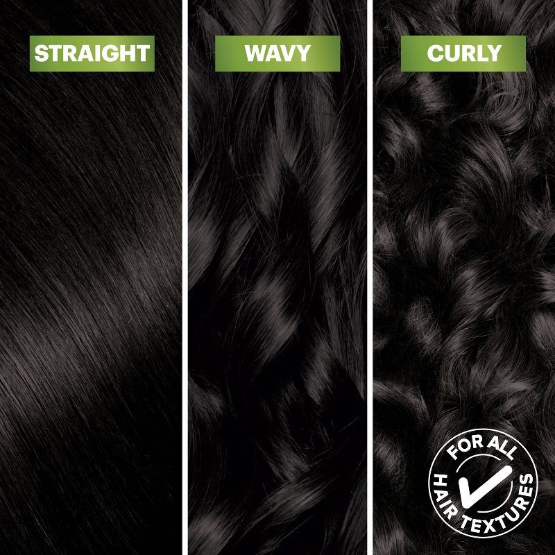slide 7 of 11, Garnier Nutrisse Ultra Coverage 100% Gray Coverage Permanent Hair Color - 200 Deep Soft Black, 1 ct