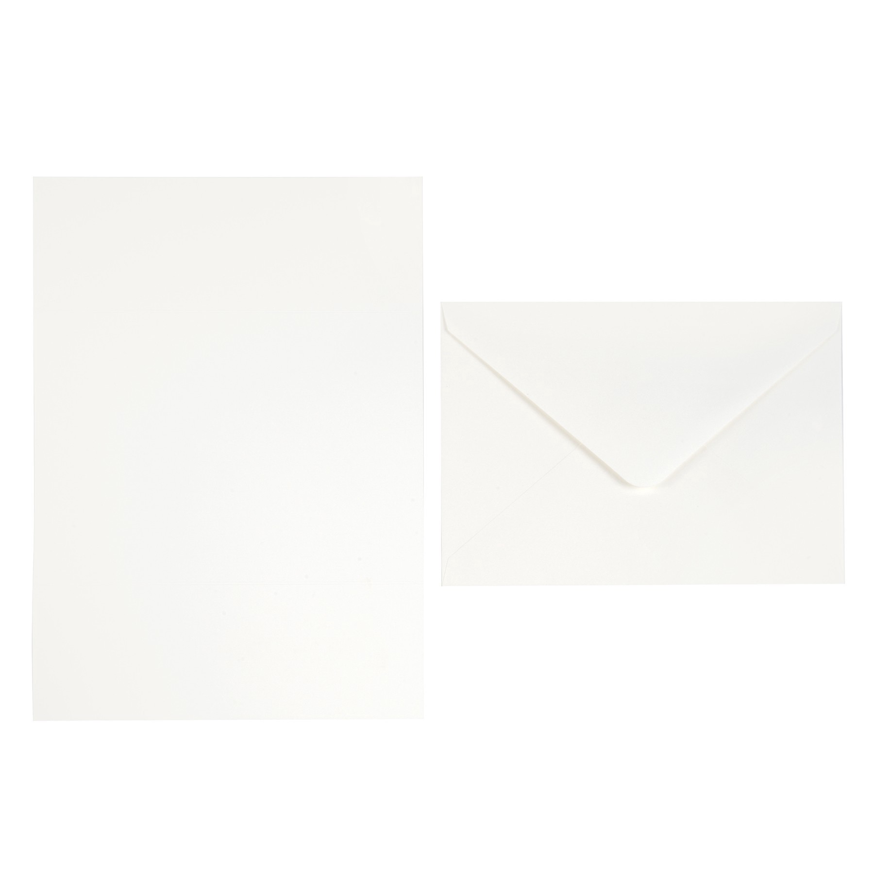 slide 4 of 5, Ivory Gatefold Cards & Envelopes By Recollections, 5" X 7", 5 in x 7 in