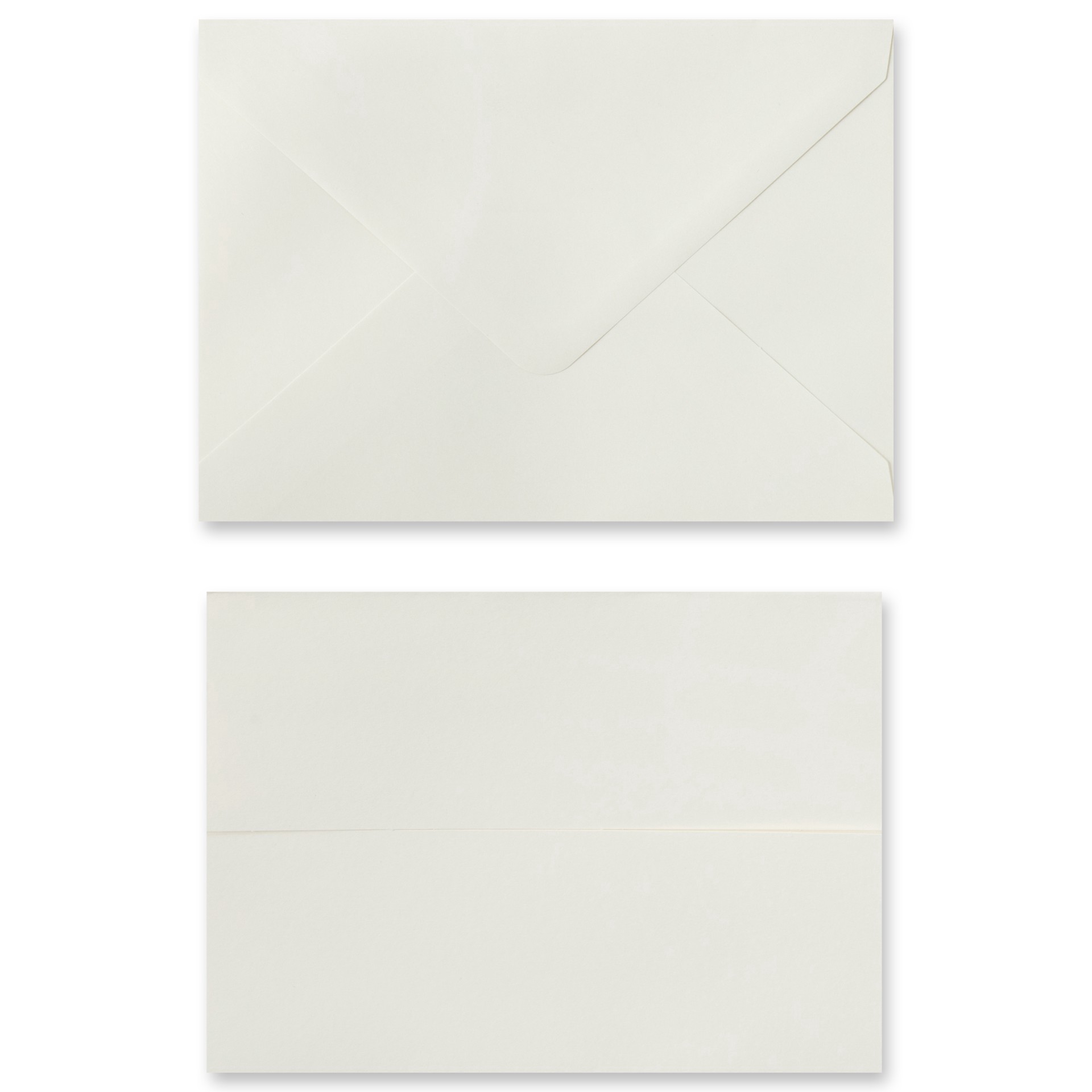slide 5 of 5, Ivory Gatefold Cards & Envelopes By Recollections, 5" X 7", 5 in x 7 in