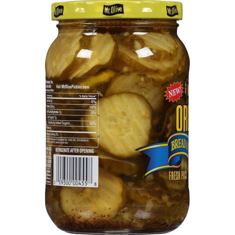 slide 4 of 4, Mt. Olive Organic Bread & Butter Pickle Chips - 16 fl oz, 16 fl oz