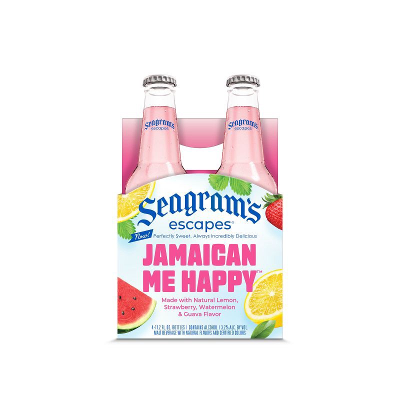 slide 9 of 9, Seagram's Escapes Jamaican Me Happy - 4pk/11.2 fl oz Bottles, 4 ct, 11.2 fl oz