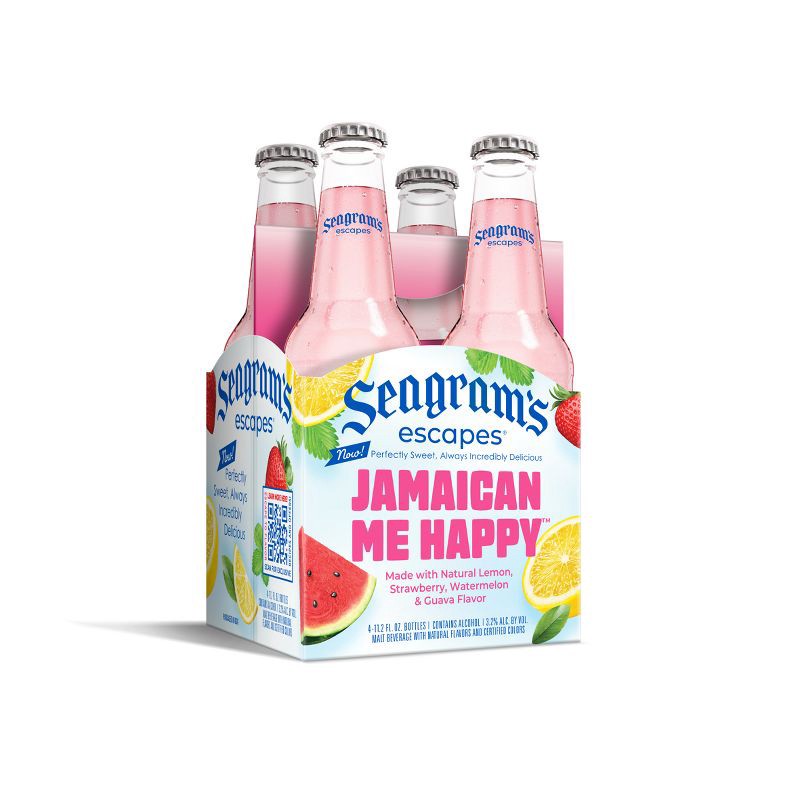 slide 4 of 9, Seagram's Escapes Jamaican Me Happy - 4pk/11.2 fl oz Bottles, 4 ct, 11.2 fl oz