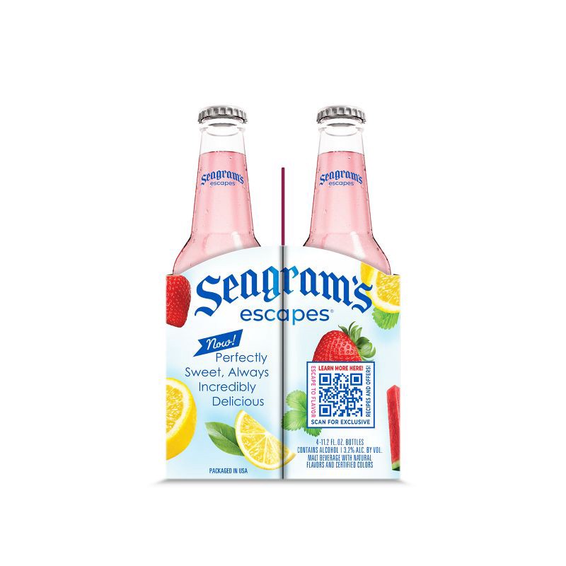 slide 6 of 9, Seagram's Escapes Jamaican Me Happy - 4pk/11.2 fl oz Bottles, 4 ct, 11.2 fl oz